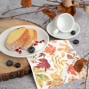Servírovací ubrousky podzimní listí