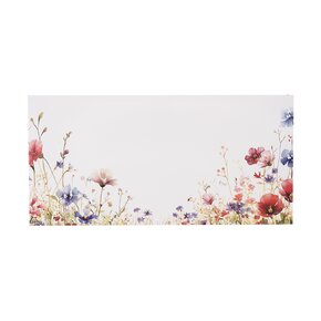 Papírová obálka kvítí s vloženou kartičkou