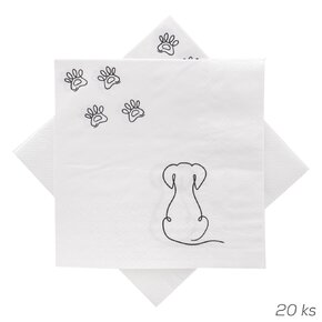 Servírovací ubrousky PEJSEK