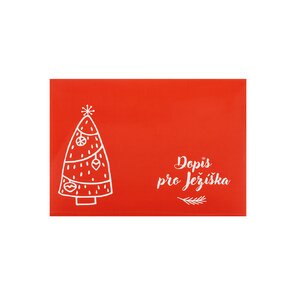 Papírová obálka Dopis pro Ježíška s dopisem