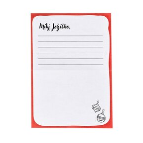 Papírová obálka List pre Ježiška s dopisem