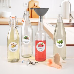 Samolepky na láhve Zázvorový sirup