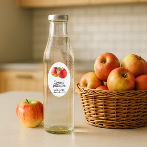 Samolepky na láhve Domácí jablkovice
