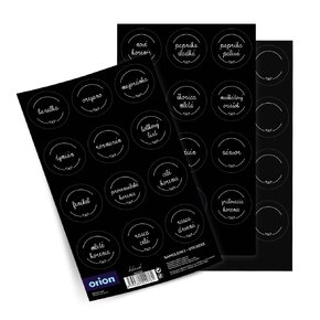 Samolepky na kořenky BLACK 