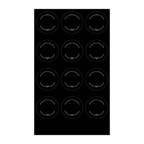 Samolepky na kořenky BLACK 