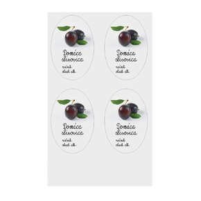 Samolepky na láhve Domáca slivovica