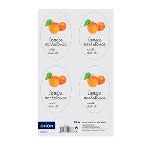 Samolepky na láhve Domáca marhuľovica