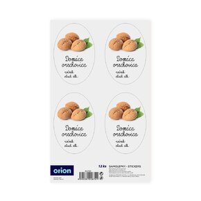 Samolepky na láhve Domáca orechovica