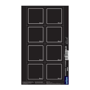 Samolepky na kořenky BLACK