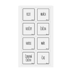 Samolepky na dózy WHITELINE čtverec 24 CZ