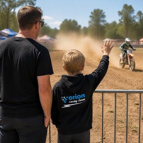 Mikina dětská s kapucí Orion RACING vel. 7-8 let